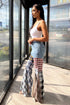 Slow Jams Multi Pattern Plaid Jeans - Multi - EDGEbyKS